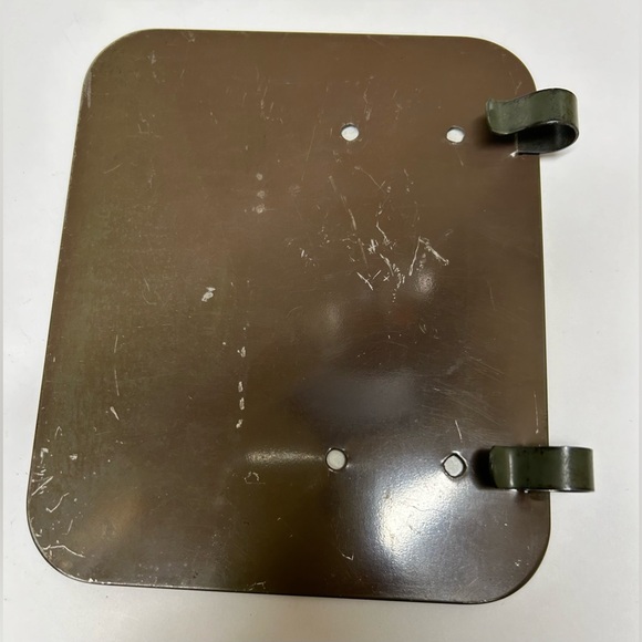 1940’s Vanity Mirror Clip-On Sun Visor GM Pontiac Script Etched Vintage - Picture 4 of 7